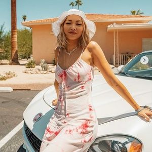 Tie Dye Midi Slip Dress